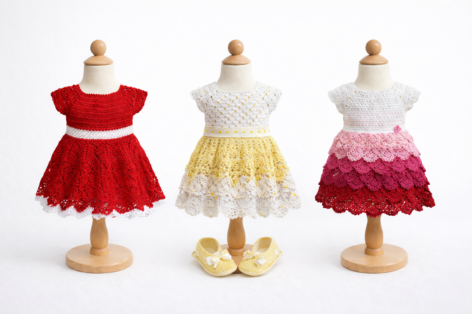 Vestidos artesanales para bebé